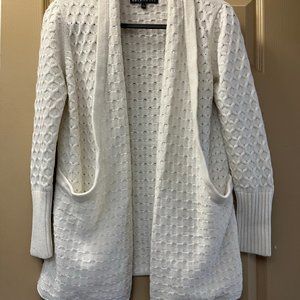 Cable Knit Open Front Cardigan Sweater